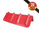 (20 Pack) Corner Protector V Shaped Plastic Edge Guard Style - 24 Inches Red. Fixed Price $239.99.