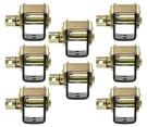 (8 Pack) Tow Dolly Lashing Winch (right) Tie Down Truck Rack. Fixed Price $93.29.