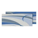 Faulkner 53017 Patio Mat; Graphic Design; 16 Foot Length X 8 Width; Blue/. Fixed Price $169.99.