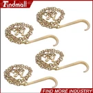 Findmall Pcs 4700LBS Hook Chain 5/16" 8' G80 Tow With 15" Jrt. Fixed Price $118.29.