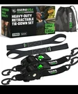 Usa Retractable Ratchet Straps 2-PACK Inch X 10 Feet 3,033LB Break Streng.... Fixed Price $84.84.