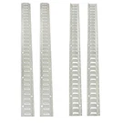 4 Pcs 5 Ft Silver Track Rails Kit, Zinc Coated Fit For Secure Loads Transport. Fixed Price $56.19.