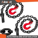 Labwork 2 Pcs 5/16" 36' Transportation Chain G80 With G70 Hook Buckle. Fixed Price $28.14.