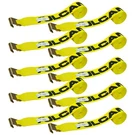Vulcan Winch Strap - Flat Hook 4" X 27', 10 Pack 5000 Lbs Swl. Fixed Price $99.99.