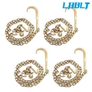 Lablt 4PCS Tow Chain 4700LBS G80 W/ 15" Jrt Hook Grab 5/16" 8'. Fixed Price $116.57.
