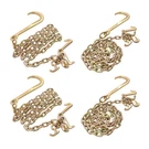 Lablt Pack 4700LBS Hook Chain 5/16" 8' G80 Tow With 15" Jrt Grab. Fixed Price $116.57.