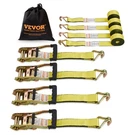 Vevor 4 Pack Ratchet Tie Down Straps 5000 Lbs 2" X 15' Heavy Duty Double J Hook. Fixed Price $38.99.