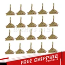 20PC Track Tie-down Anchors Fitting Ring Enclosed Trailer Cargo Van Truck. Fixed Price $34.88.