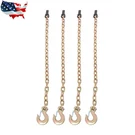 Trailer Safety 25000LBS Wll G70 Hook Gold W/chain Buckle 4P 3/8" 36" G80. Fixed Price $69.25.