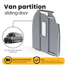 Sliding Door Van Partition W/ Poly Window Fits Mercedes Sprinter Hr 3068-DH. Fixed Price $2336.15.