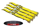 (4 Pack) Track Cam Buckle Strap W/ Spring Fitting 2" X 12'. Fixed Price $40.99.
