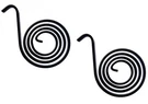 (2) Universal Spiral Torsion Flat Spring For Mountain Tarp K1099 Dump Truck. Fixed Price $37.08.