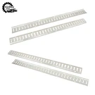 Silver 4 Pack 5 Foot Track Rails, Zinc Plated Fit For Cargo Trailer Tie Down. Fixed Price $51.59.