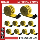 X-bull 10 Pack 4" 30' Winch Truck Straps W/flat Hook Towing 18000 Lbs Yellow. Fixed Price $129.00.