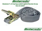 Kinedyne Genuine Oem 641601 2" By 16' Spring Loaded Logistic Ratchet Strap. Fixed Price $21.95.