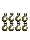 8 Pk G70 5/16" Clevis Slip Hook Trailer Wlatch Truck Transport Tow Fleet Tough. Fixed Price $31.95.