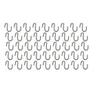 Qty 50: S-hook Fits Universal Products Replaces 75 Tshk. Fixed Price $24.93.
