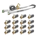 Pack 2" X 16' E-track Ratchet Tie Down Strap Truck Trailer Enclosed Cargo Van. Fixed Price $179.87.