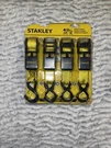 Stanley S9500 Black/yellow 1" X 10' Ratchet Straps - Light Cargo. Fixed Price $14.99.