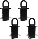 4PCS 16200LBS Trailer Stake Pocket D Tie Ring, Black. Fixed Price $61.76.
