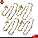 Pcs 5/16" 6' Hook Tow Chain G80 4700LBS Transport With Rtj Grab. Fixed Price $115.38.