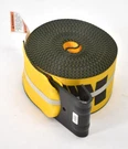 Kinedyne 424021 4" X 40' Winch Strap Flat Hook 5400 Lb Wll Gold Black Edge. Fixed Price $54.99.