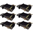 (6) D-ring Stake Pockets Removable For Trailer Tie Down Transport Anchor Point. Fixed Price $75.99.
