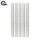 Silver 5 Pack Foot Track Rails, Zinc Plated For Cargo Trailer Tie Down. Fixed Price $67.65.