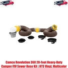 Camco Revolution 360 20-FOOT Heavy-duty Camper/rv Sewer Hose Kit Hts Vinyl. Fixed Price $33.57.