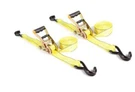 2 Power Torque Ratchet Tie Down Straps 1.5" X 15', 1830 Lb Work, 5500 Break. Fixed Price $26.00.