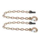 Pack 21,000 Lbs Trailer Safety Chains 3/8'' 35' G80 Tow With Hooks. Fixed Price $28.25.