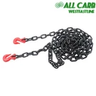 G80 Chain 5/16" X 14FT+G70 Hook 4900LBS Working Load, Black/red Transport Bundle. Fixed Price $31.19.