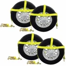 4 Pack Car Tire Tie Down Straps With Swivel Hooks. Fixed Price $231.82.
