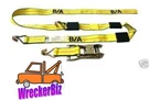 Qty. 4, Rollback Car Hauler Trailer Transport Sports Tie Down Strap. Fixed Price $127.55.