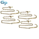 Pcs G80 4700LBS 5/16" 6' Hook Tow Chain With Rtj Grab Transport. Fixed Price $114.01.