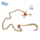 G80 5400LBS Transport Chain 5/16" 6' Hook W/ 15" Jrt Grab Tow. Fixed Price $29.04.