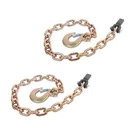 Pack Trailer Safety Chains With Hooks 3/8'' 35' G80 Tow 21,000 Lbs. Fixed Price $28.00.