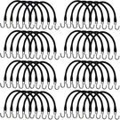 40 Pack 15" Heavy Duty Natural Rubber Tarp Straps Tie Down Bungee Cords. Fixed Price $49.99.