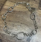 Vintage Michael Dawson Sterling 925 Pebble Oval Link Chain. Fixed Price $149.88.