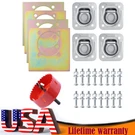 4* Trailer Truck Flush Mount Recessed D-ring Cargo Tie Down Anchors W/ Hardware. Fixed Price $46.99.