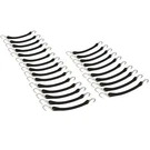 (pack Of 25) 9" Black Rubber Tarp Straps For Truck Flatbed Sturdy Heavy Duty. Fixed Price $51.49.