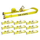 10 Pack 2" X 12' E-track Ratchet Tie Down Strap Truck Trailer Enclosed Cargo Van. Fixed Price $80.87.
