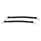 (pack Of 2) 21" Black Rubber Tarp Strap For Bungee Tie Down Flatbed Vehicles. Fixed Price $10.99.