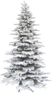 Fraser Hill Farm 7.5-FT. Mountain Pine Flocked Artificial 7FT 6IN, Unlit. Fixed Price $74.77.