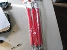 3- Mesh Warning Flags. Road Pro Red 18"X18" With Bungee. 1818B. Fixed Price $12.00.