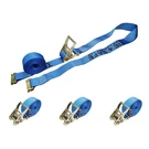 4 Pack 2" X 20' E-track Ratchet Tie Down Strap Truck Trailer Enclosed Cargo Van. Fixed Price $46.18.