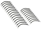 (pack 25) 15" Black Rubber Tarp Strap For Flatbed Roof Rack Tire Chain Tie. Fixed Price $69.99.