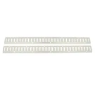 2 Pcs 5 Ft Silver Track Rails Kit, Zinc Coated For Secure Loads Transport. Fixed Price $40.22.