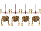 3/8" X 20' Load Binder Chain G70 Combo For Tie Down Cargo Control (4 Pack). Fixed Price $549.98.