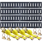 Trekassy Tie-down Kit -12 Pieces: 4 Pack 5FT Rails, E-.... Fixed Price $169.26.